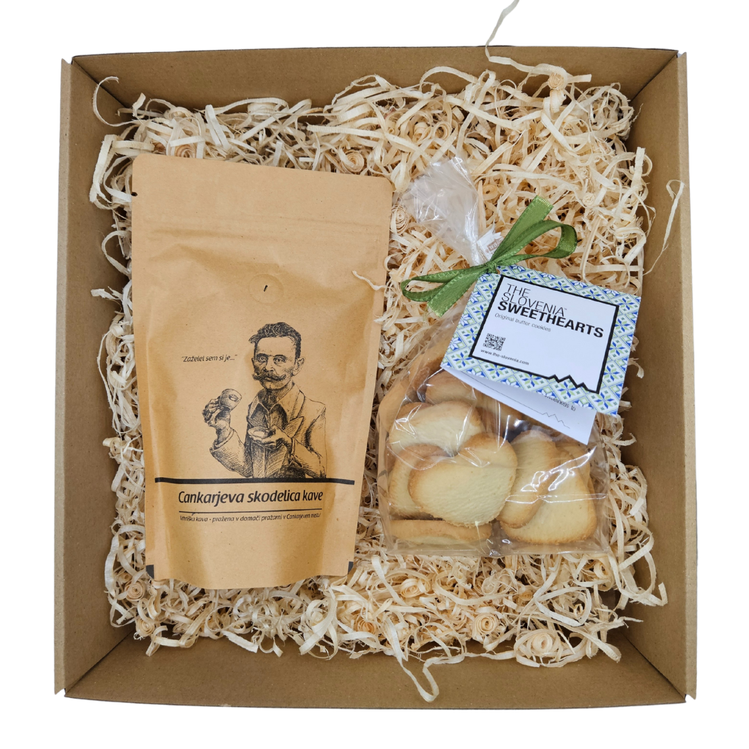 Cankar Coffee & Butter Cookies Gift Set